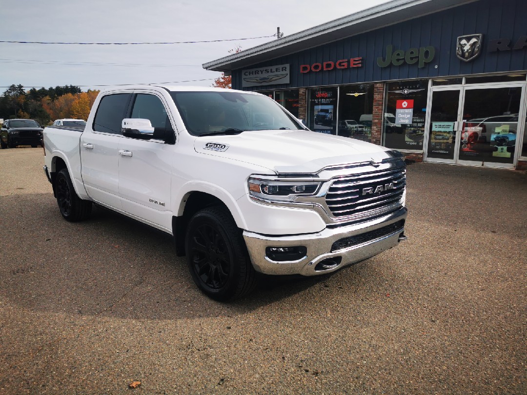 White (Ivory) 2023 RAM 1500 Pickup Truck Four-Wheel Drive Automatic