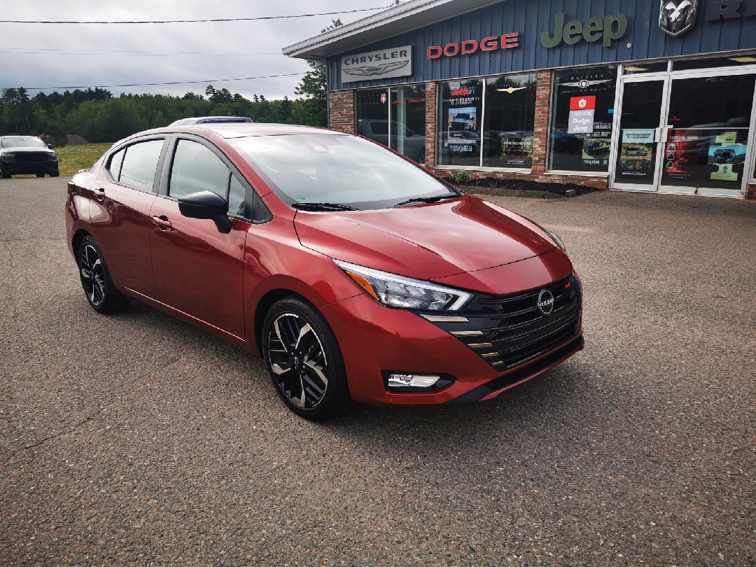 Red 2024 Nissan Versa Sedan Front-Wheel Drive Automatic