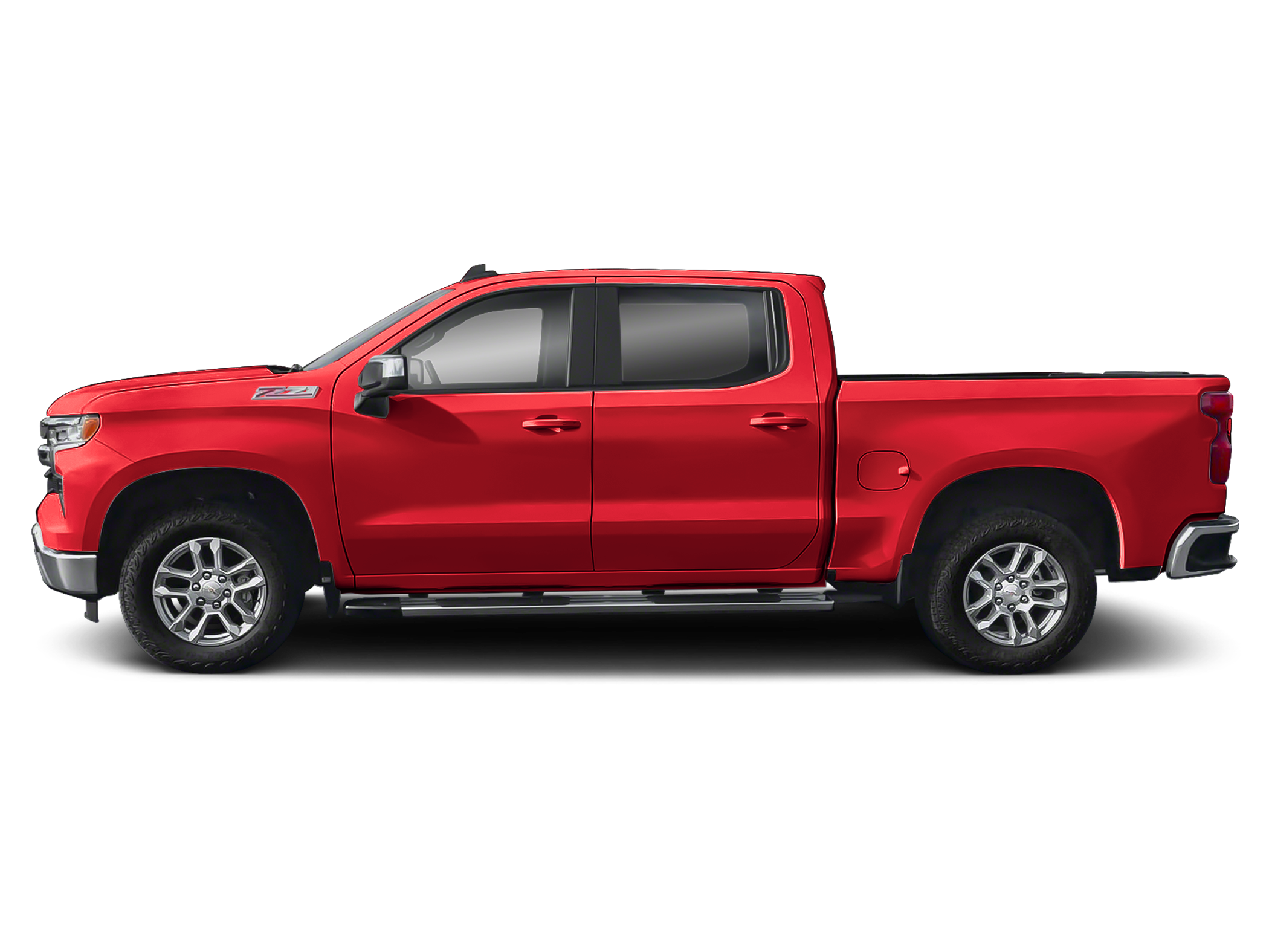 Red 2025 Chevrolet Silverado 1500 Pickup Truck Four-Wheel Drive Automatic