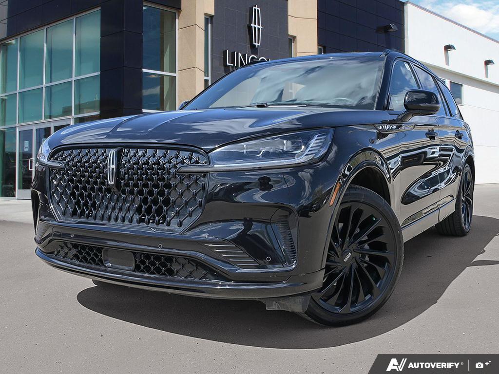 Infinite Black Metallic 2025 Lincoln Aviator Reserve AWD SUV / Crossover All-Wheel Drive Automatic