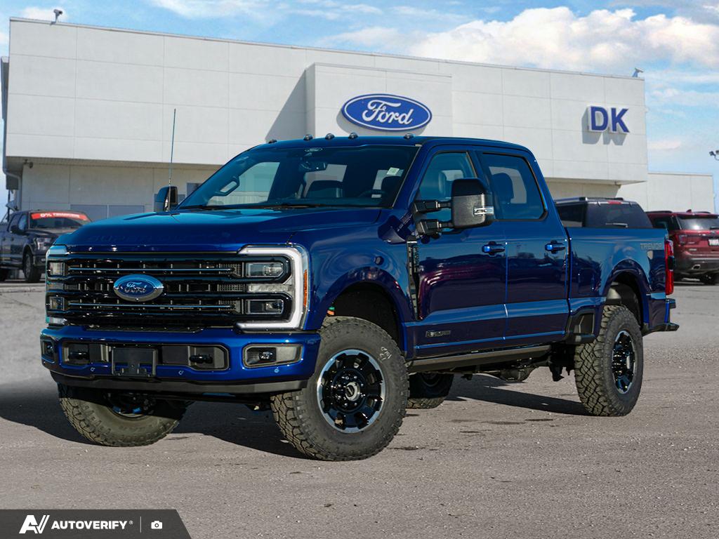 Argon Blue Metallic 2026 Ford F-350 Super Duty Platinum Crew Cab 4WD Pickup Truck Four-Wheel Drive Automatic