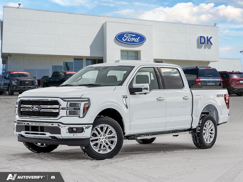 Oxford White 2026 Ford F-150 Lariat SuperCrew 4WD Pickup Truck Four-Wheel Drive Automatic