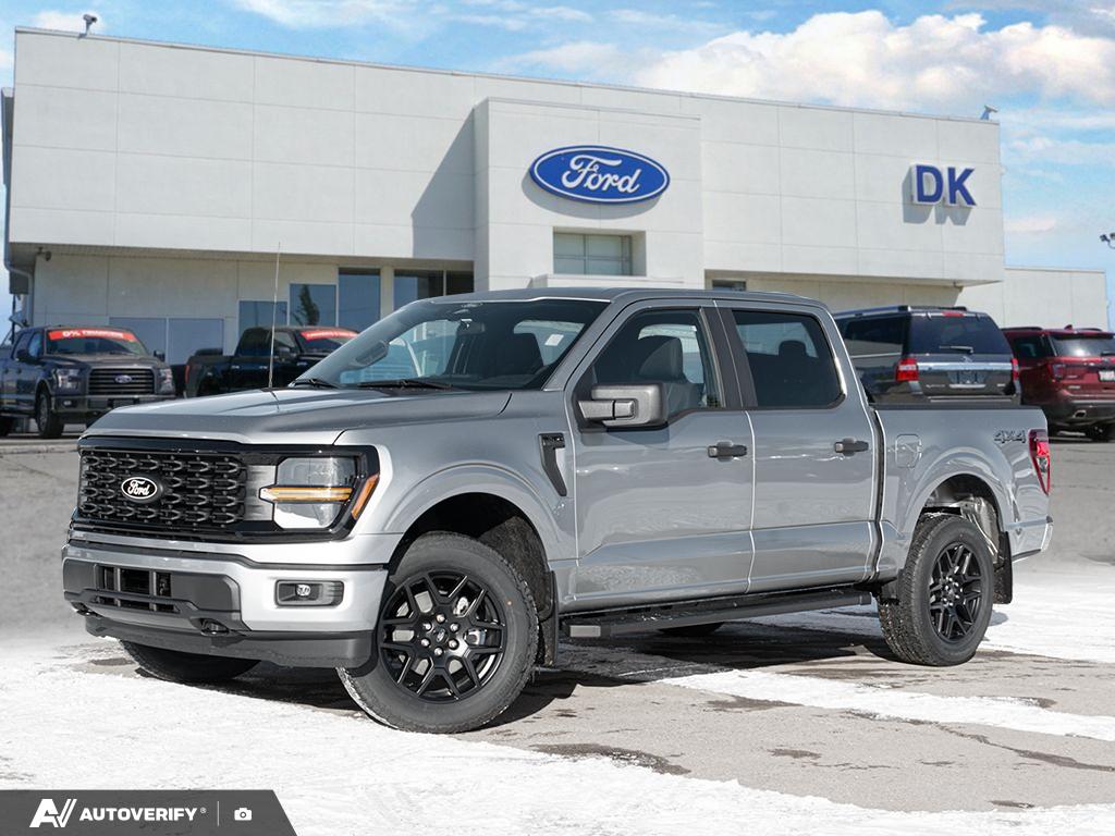 Iconic Silver Metallic 2026 Ford F-150 STX SuperCrew 4WD Pickup Truck Four-Wheel Drive Automatic