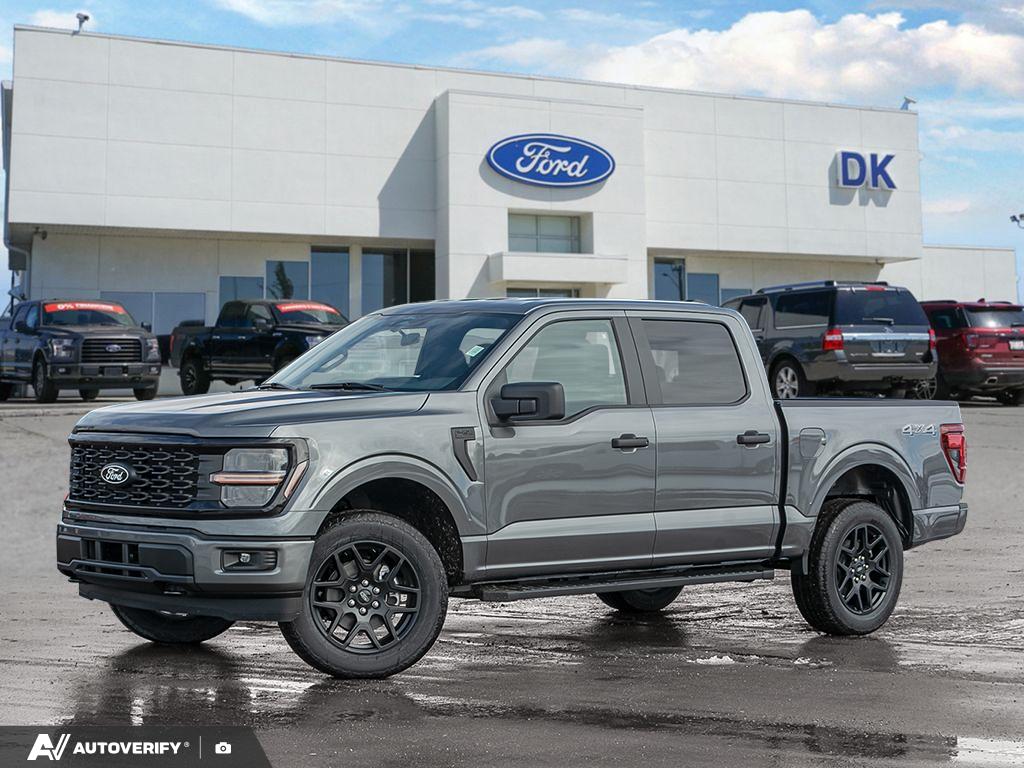 Gray (Carbonized Grey Metallic) 2026 Ford F-150 STX SuperCrew 4WD Pickup Truck Four-Wheel Drive Automatic