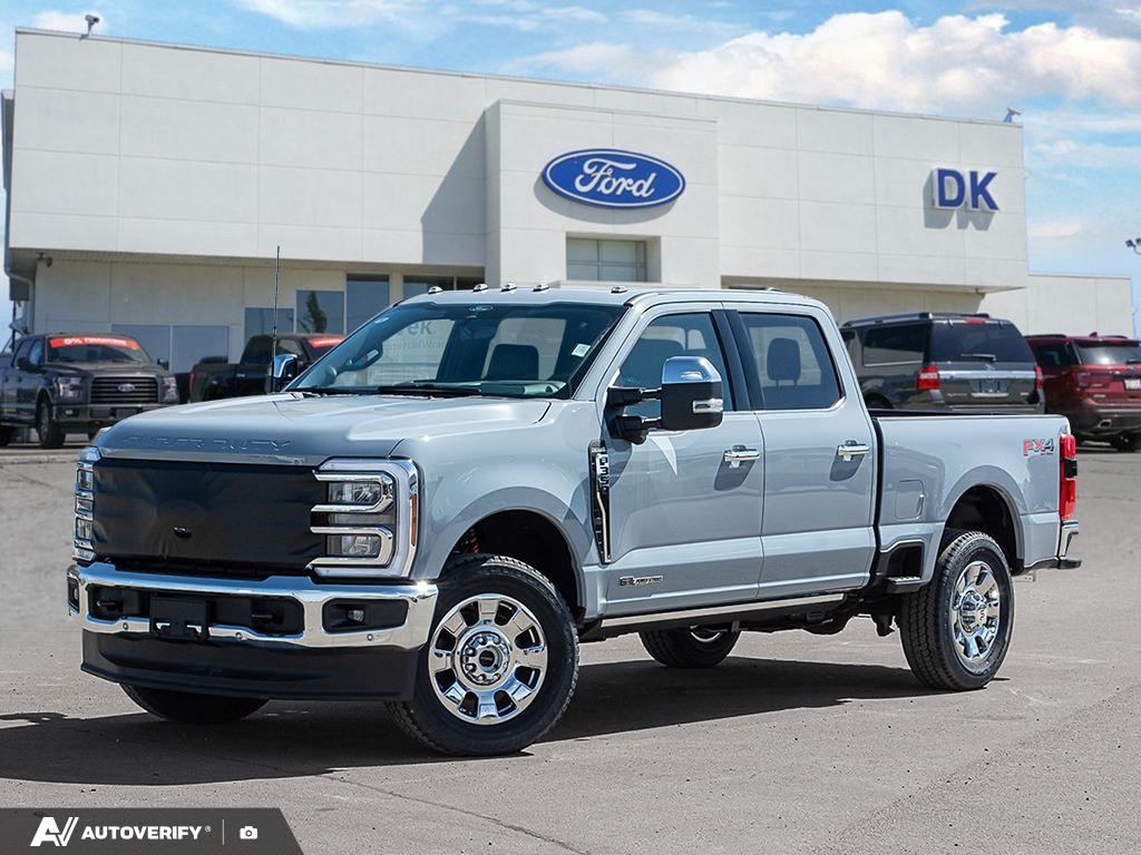 Glacier Gray 2026 Ford F-350 Super Duty King Ranch Crew Cab 4WD Pickup Truck Four-Wheel Drive Automatic