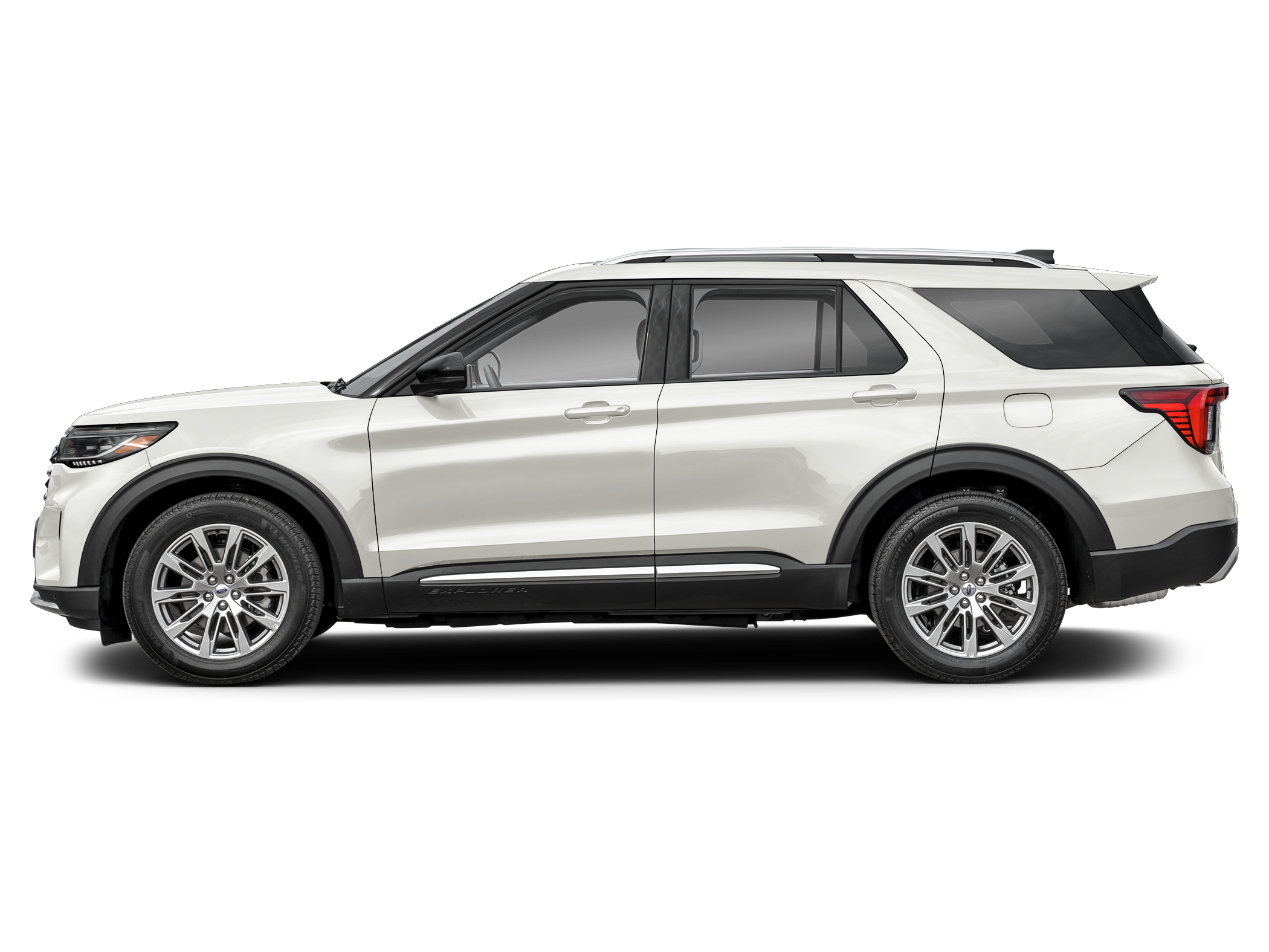 Star White Tri-coat Metallic 2026 Ford Explorer Platinum AWD SUV / Crossover All-Wheel Drive Automatic