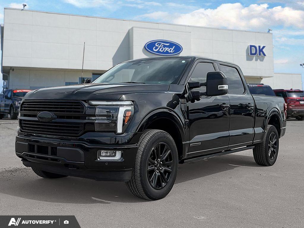 Agate Black 2024 Ford F-150 Platinum SuperCrew 4WD Pickup Truck Four-Wheel Drive Automatic