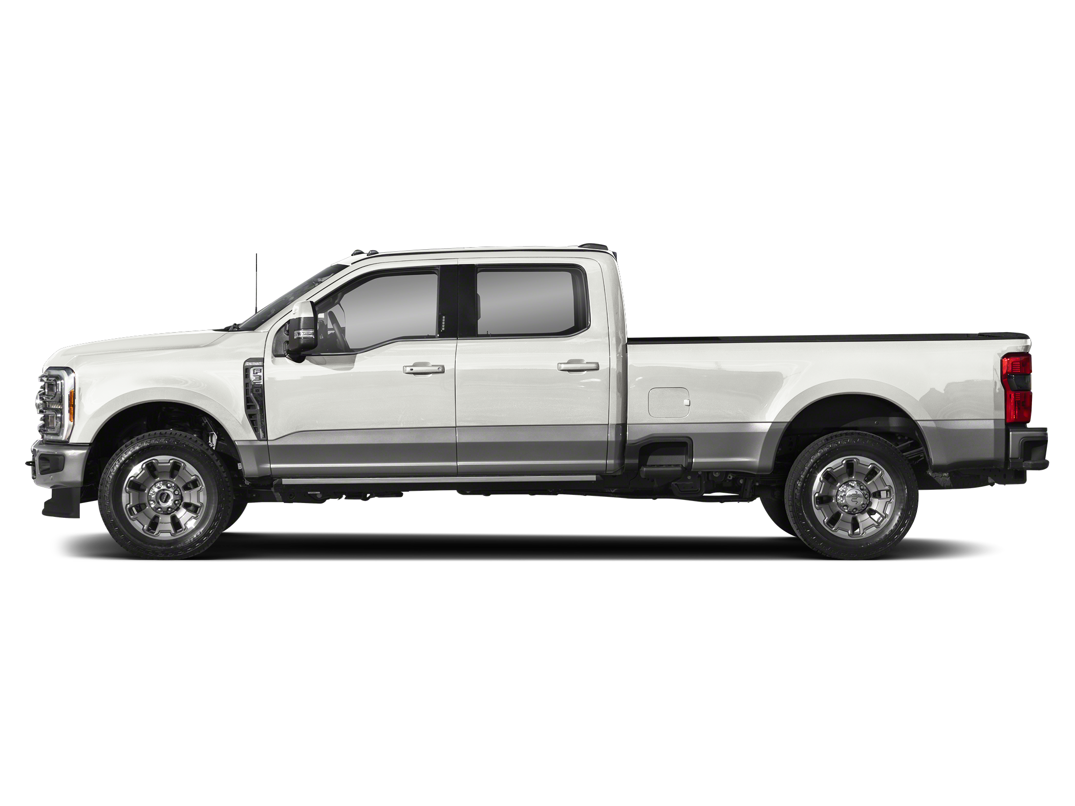 Star White W/ Darkened Bronze Accent 2024 Ford F-350 Super Duty King Ranch Crew Cab 4WD Pickup Truck Four-Wheel Drive Automatic