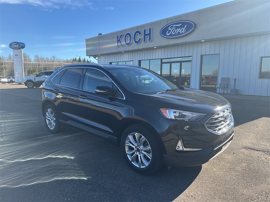 Agate Black 2020 Ford Edge SUV / Crossover All-Wheel Drive Automatic
