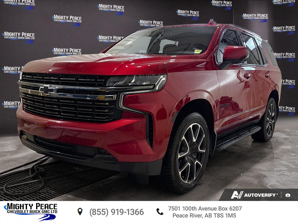 Red 2021 Chevrolet Tahoe SUV / Crossover Four-Wheel Drive Automatic