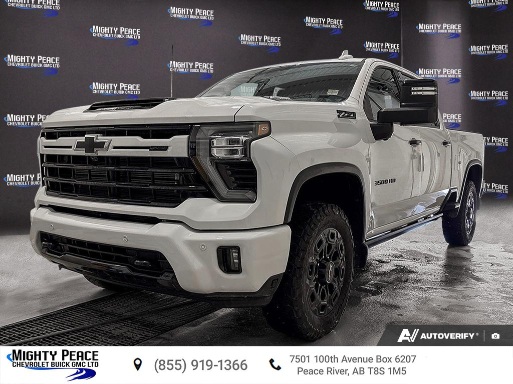 White 2024 Chevrolet Silverado 3500HD Pickup Truck Four-Wheel Drive Automatic