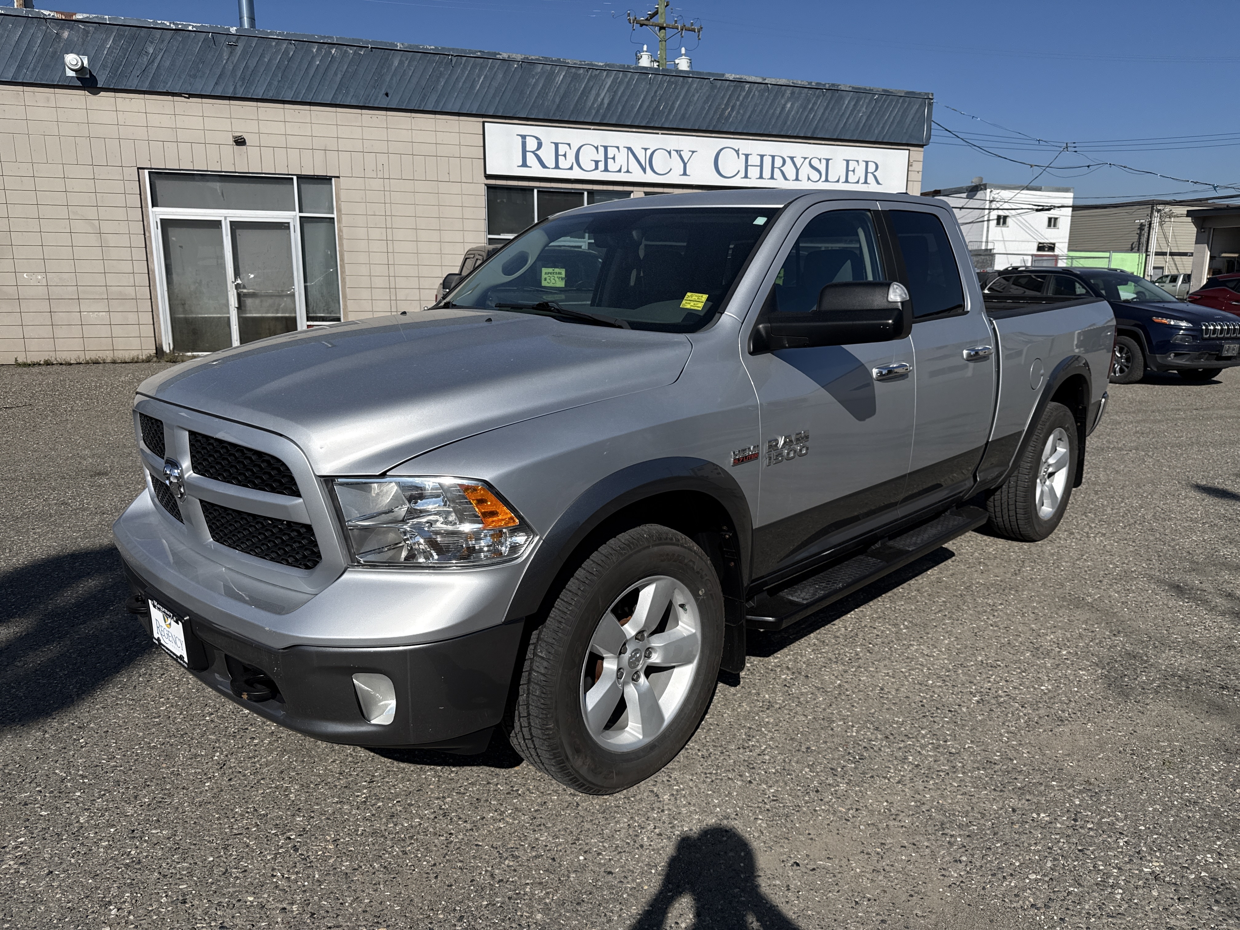 Gray 2013 RAM 1500 Pickup Truck Four-Wheel Drive Automatic