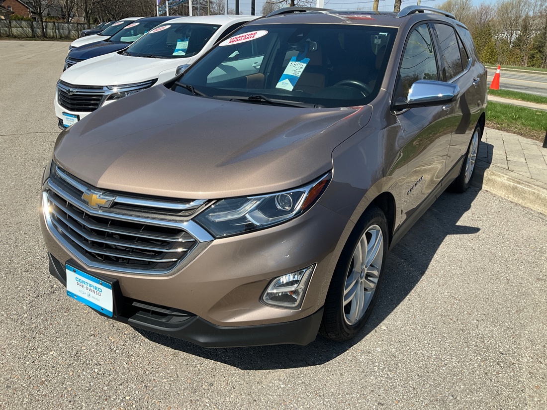 Sandy Ridge Metallic 2018 Chevrolet Equinox 1.5T Premier FWD SUV / Crossover Front-Wheel Drive Automatic