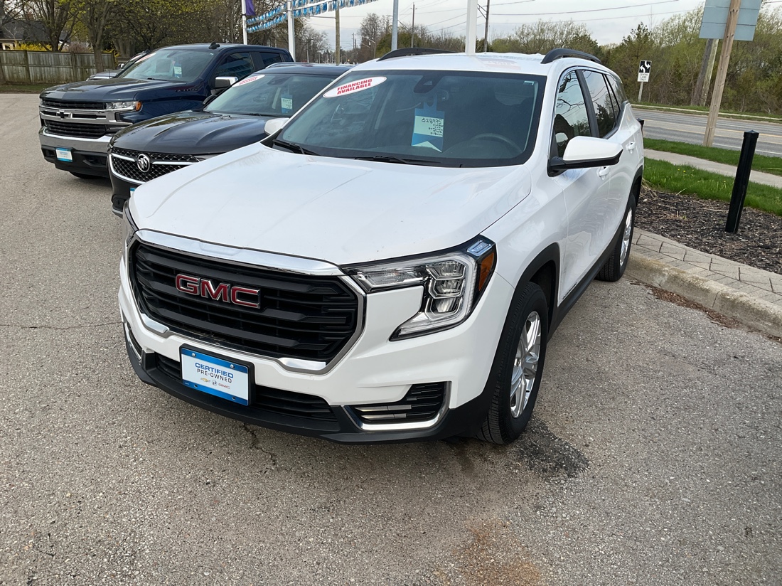 Summit White 2024 GMC Terrain SLE AWD SUV / Crossover All-Wheel Drive Automatic