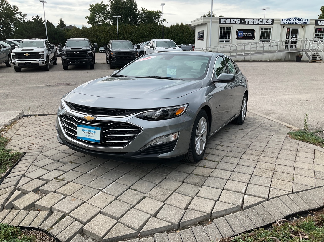 Gray (Sterling Grey Metallic) 2024 Chevrolet Malibu Sedan Front-Wheel Drive Automatic