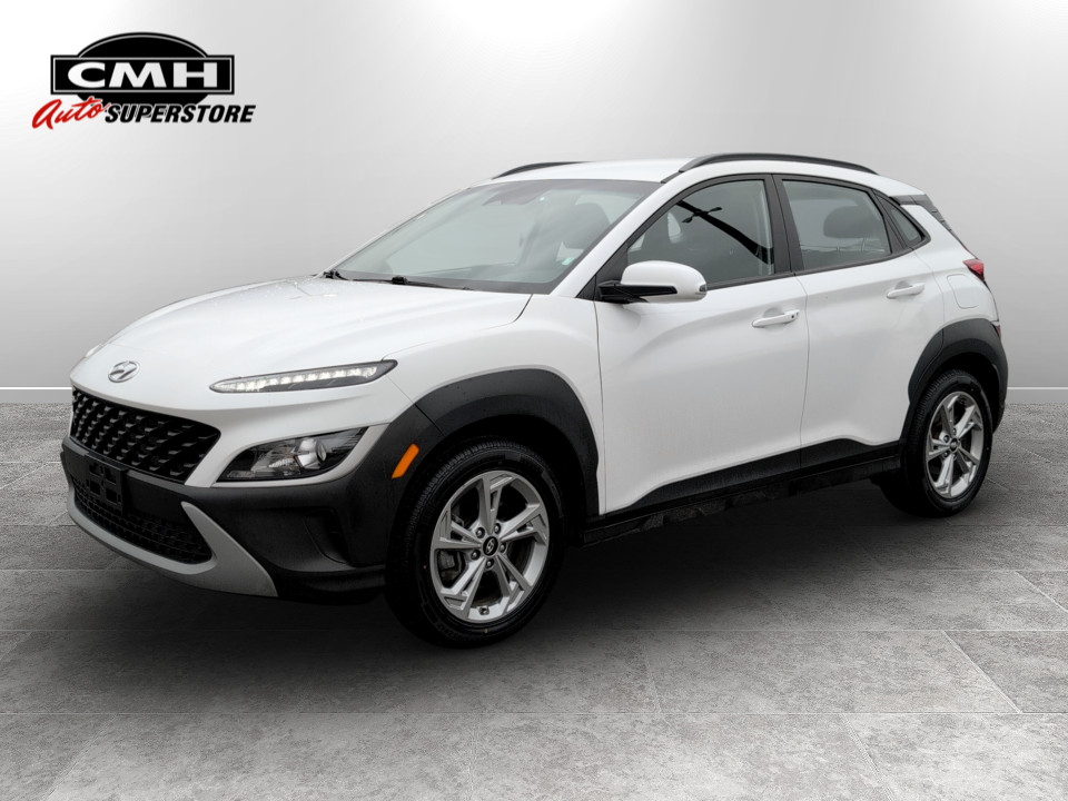 Atlas White 2023 Hyundai Kona Preferred AWD SUV / Crossover Automatic