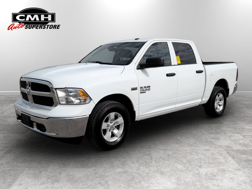 Bright White 2023 RAM 1500 Classic SLT Crew Cab 4WD Pickup Truck Four-Wheel Drive Automatic
