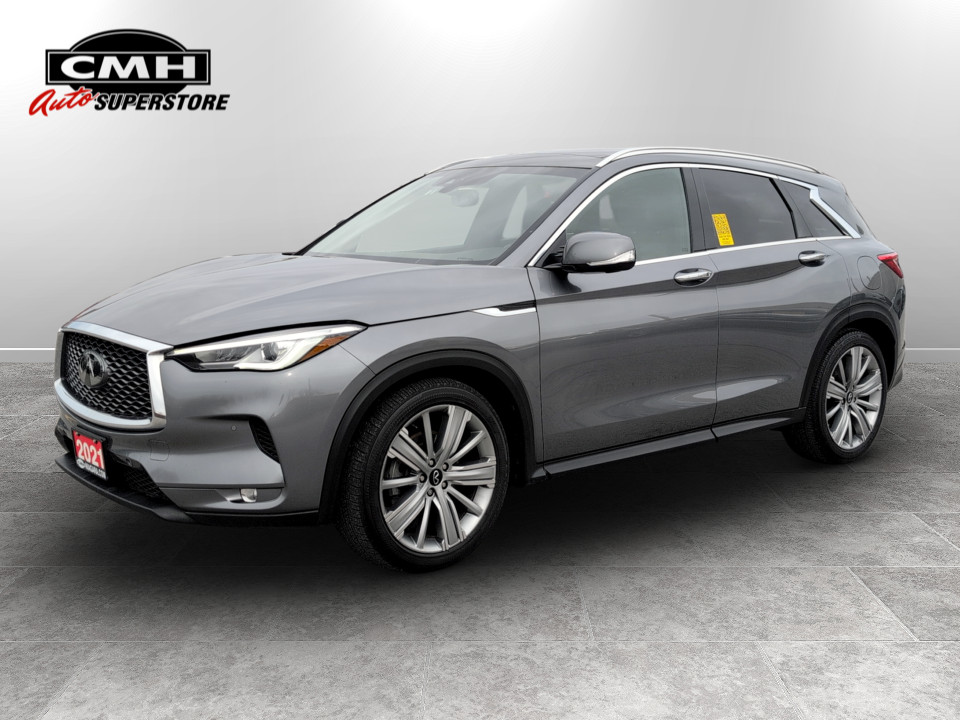 Gray (Graphite Shadow) 2021 INFINITI QX50 Essential AWD SUV / Crossover All-Wheel Drive Automatic
