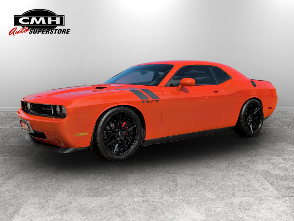Hemi Orange Pearl Coat 2009 Dodge Challenger R/T RWD Coupe Rear-Wheel Drive Automatic