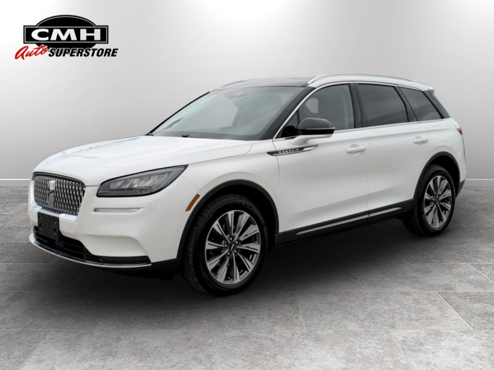Pristine White 2021 Lincoln Corsair Reserve AWD SUV / Crossover All-Wheel Drive Automatic
