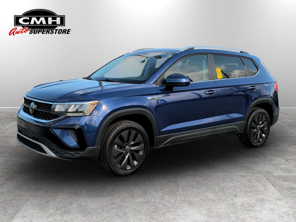 Blue Dusk Metallic 2024 Volkswagen Taos Comfortline 4Motion SUV / Crossover Automatic