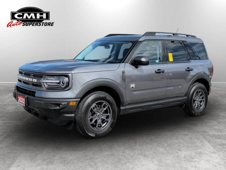 Gray (Carbonized Grey Metallic) 2022 Ford Bronco Sport Big Bend AWD SUV / Crossover All-Wheel Drive Automatic