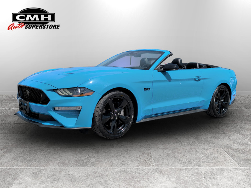 Grabber Blue Metallic 2022 Ford Mustang GT Premium Convertible RWD Convertible Rear-Wheel Drive Automatic