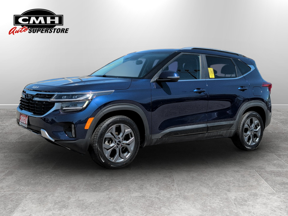 Dark Ocean Blue 2024 Kia Seltos EX AWD SUV / Crossover All-Wheel Drive Automatic