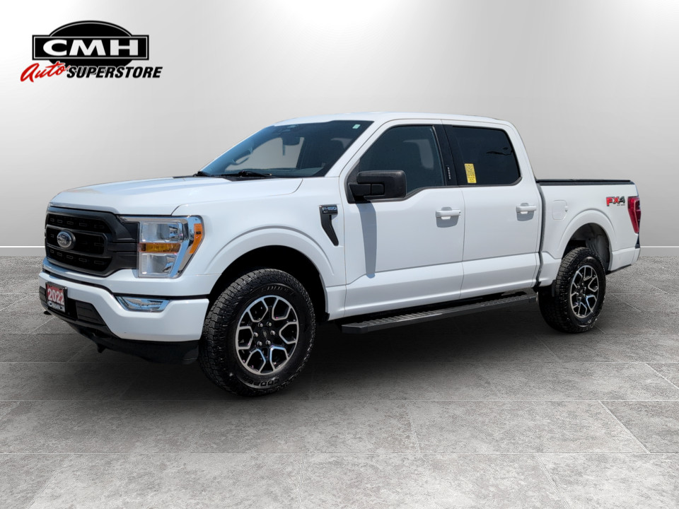 Oxford White 2022 Ford F-150 XLT SuperCrew 4WD Pickup Truck Four-Wheel Drive Automatic