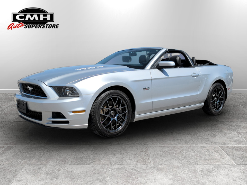 Ingot Silver Metallic 2013 Ford Mustang GT Premium Convertible RWD Convertible Rear-Wheel Drive Manual