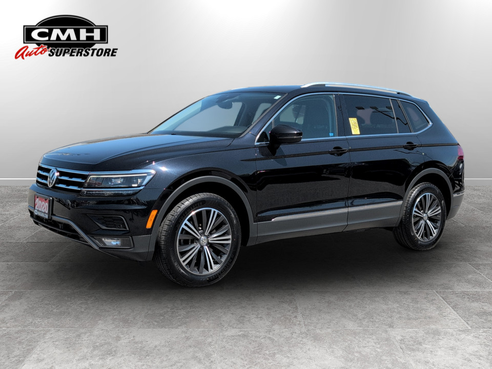 Deep Black Pearl 2020 Volkswagen Tiguan Highline 4Motion SUV / Crossover Automatic