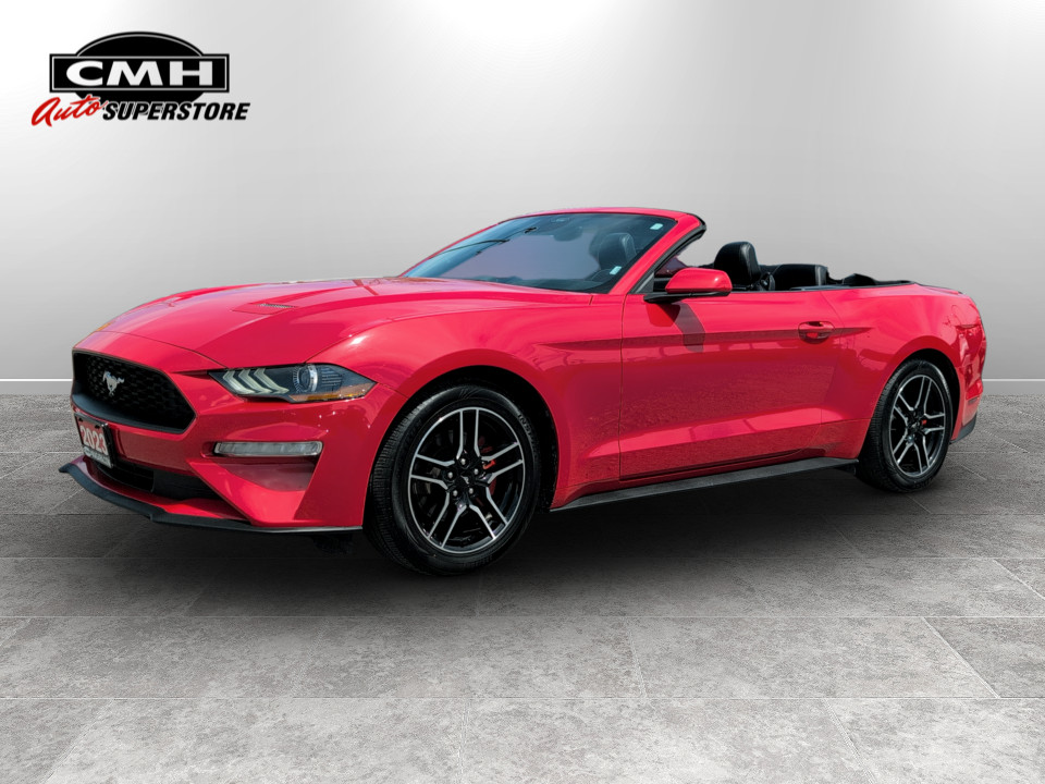 Race Red 2023 Ford Mustang EcoBoost Premium Convertible RWD Convertible Rear-Wheel Drive Automatic