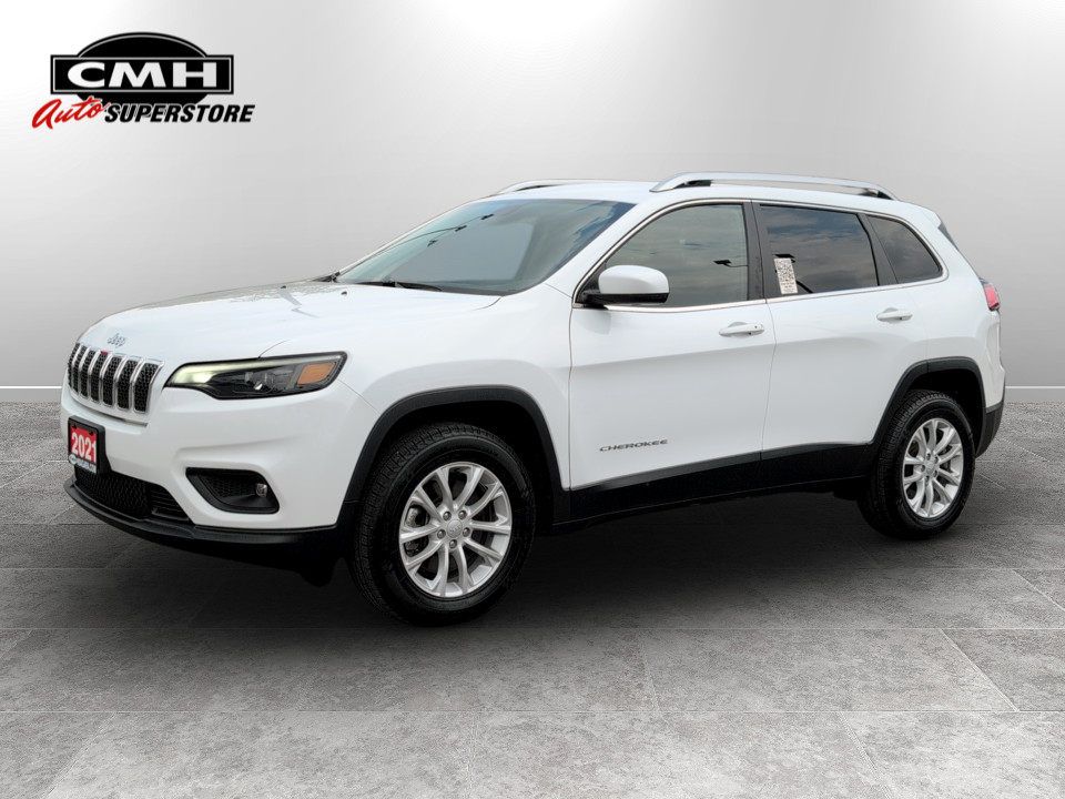 Bright White 2021 Jeep Cherokee North 4WD SUV / Crossover Automatic