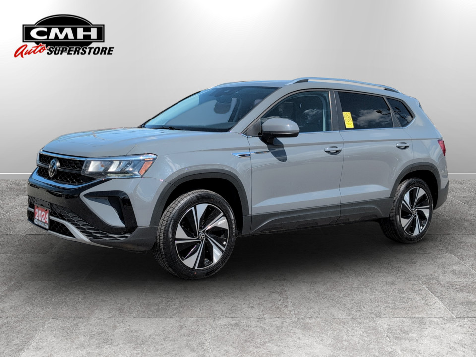 Gray (Pure Grey) 2024 Volkswagen Taos Comfortline 4Motion SUV / Crossover Automatic