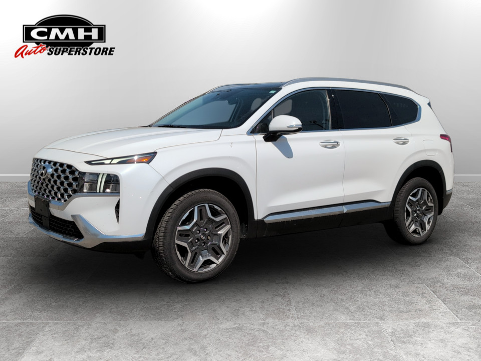 White Cream 2023 Hyundai Santa Fe Hybrid Luxury AWD SUV / Crossover Automatic