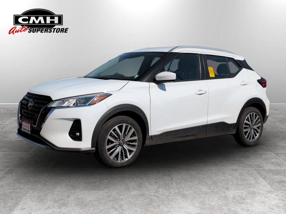 White (Fresh Powder) 2025 Nissan Kicks SV FWD SUV / Crossover Front-Wheel Drive Automatic