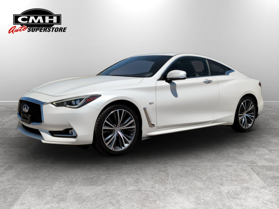Majestic White 2017 INFINITI Q60 3.0t Premium Coupe AWD Coupe All-Wheel Drive Automatic