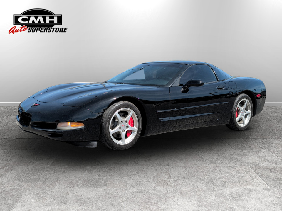 Black 2004 Chevrolet Corvette Coupe RWD Coupe Rear-Wheel Drive Automatic