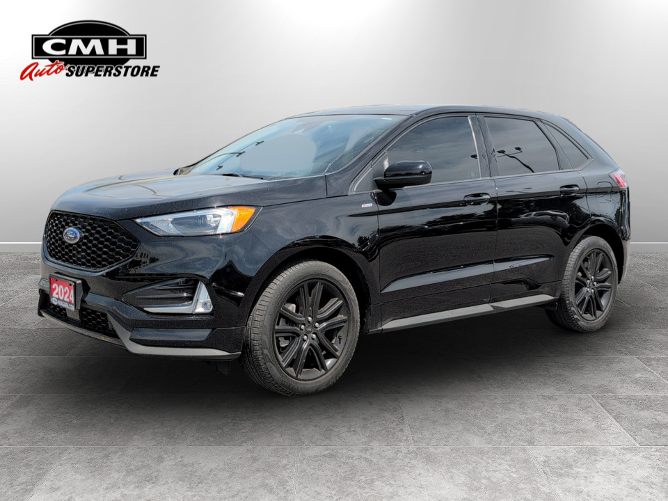 Agate Black 2024 Ford Edge ST Line AWD SUV / Crossover All-Wheel Drive Automatic