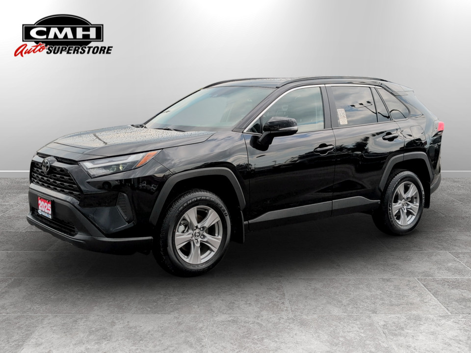 Midnight Black Metallic 2025 Toyota RAV4 SUV / Crossover All-Wheel Drive Automatic