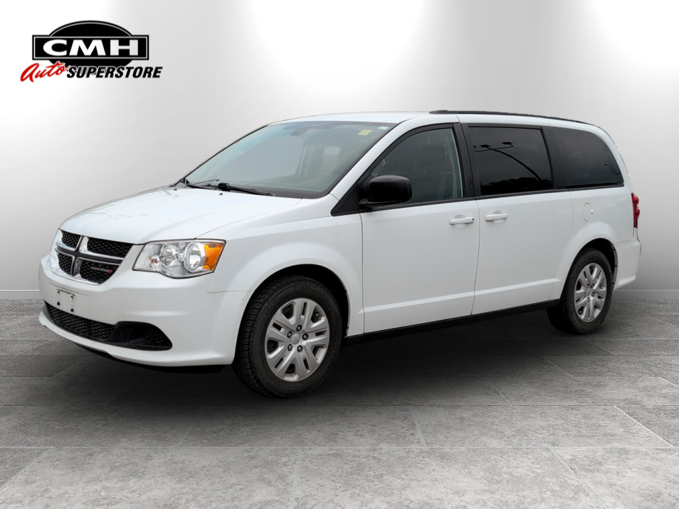 Bright White 2019 Dodge Grand Caravan SXT FWD Minivan Front-Wheel Drive Automatic