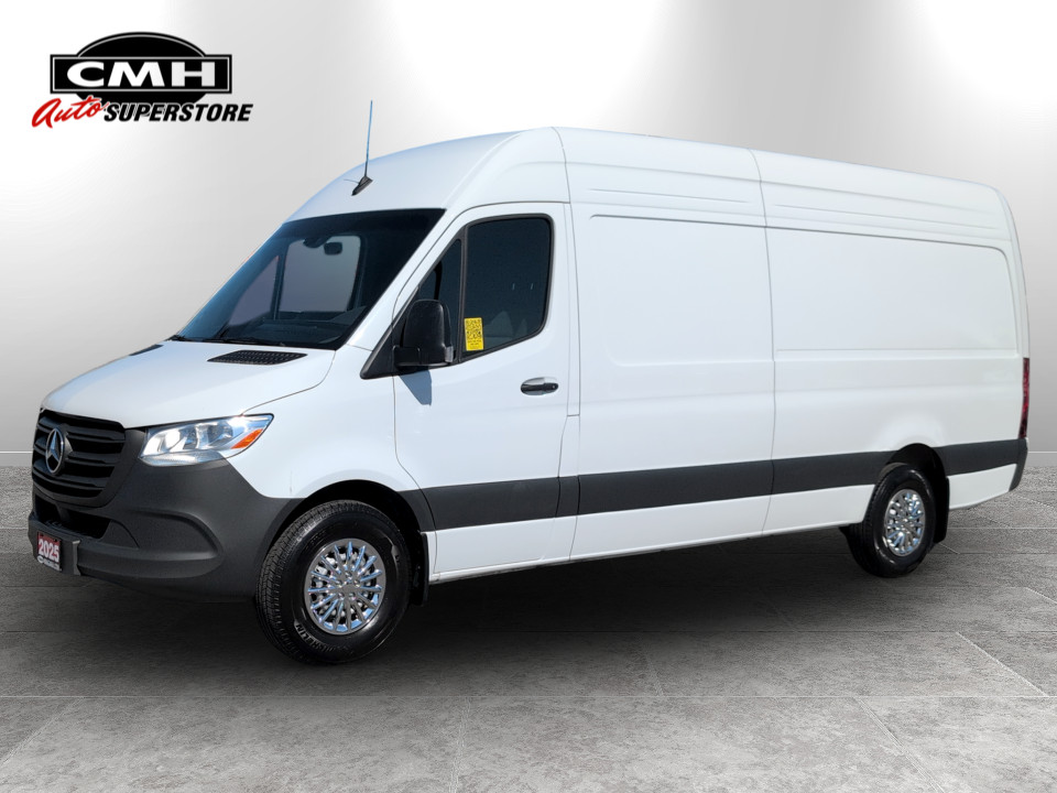 Arctic White 2025 Mercedes-Benz Sprinter Cargo Van Rear-Wheel Drive Automatic