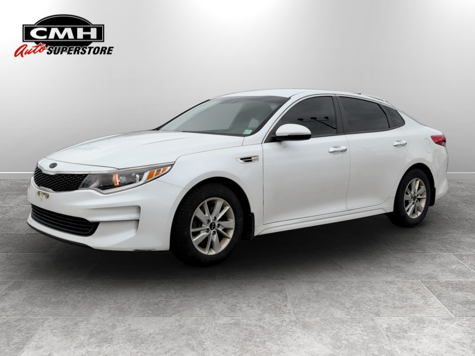 Snow White Pearl 2018 Kia Optima LX Sedan Front-Wheel Drive Automatic