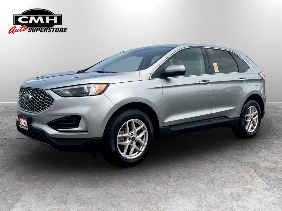 Iconic Silver Metallic 2024 Ford Edge SUV / Crossover All-Wheel Drive Automatic