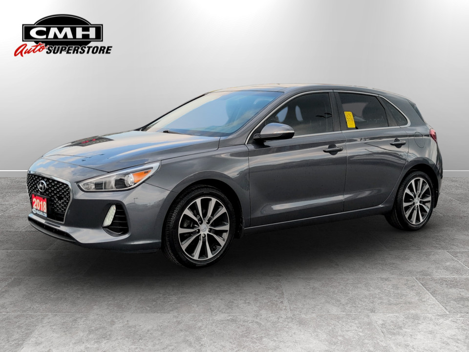 Gray (Iron Grey Pearl) 2018 Hyundai Elantra GT Hatchback Automatic