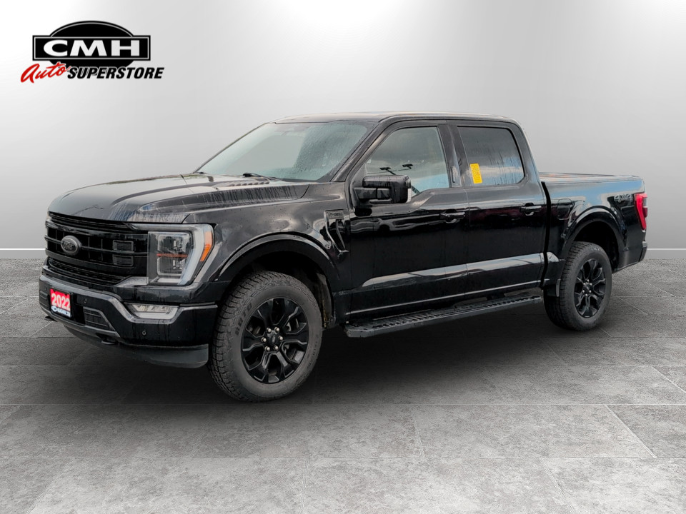 Agate Black Metallic 2022 Ford F-150 Pickup Truck Four-Wheel Drive Automatic