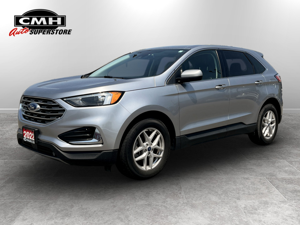 Iconic Silver Metallic 2022 Ford Edge SUV / Crossover All-Wheel Drive Automatic