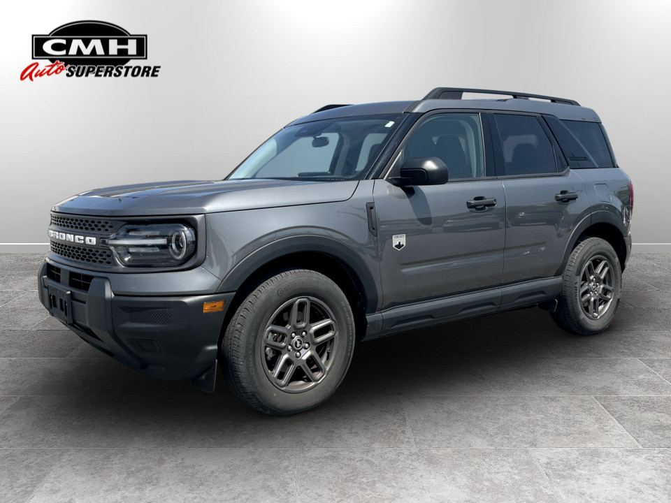 Gray (Carbonized Grey Metallic) 2025 Ford Bronco Sport SUV / Crossover All-Wheel Drive Automatic