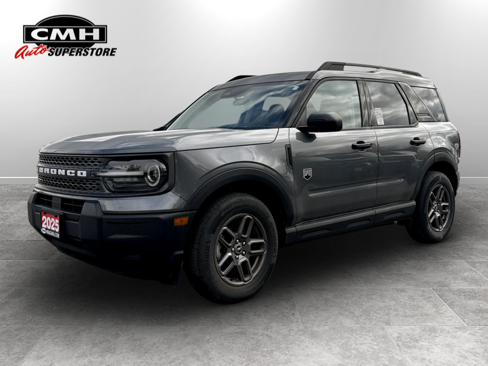Gray (Carbonized Grey Metallic) 2025 Ford Bronco Sport SUV / Crossover All-Wheel Drive Automatic
