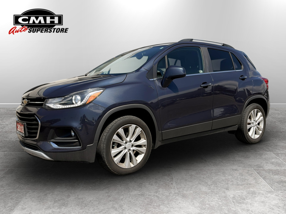 Storm Blue Metallic 2018 Chevrolet Trax SUV / Crossover All-Wheel Drive Automatic